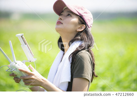 Female agriculture drone 47212660