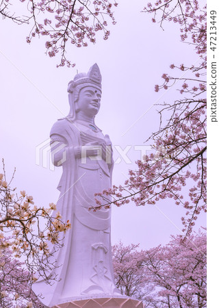 Funaoka Castle Park Funaoka Peace Kannon Statue 47213449