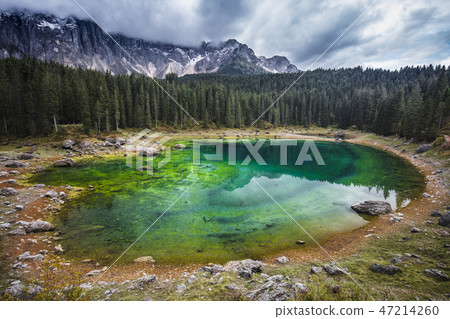 carezza lake in italy 47214260