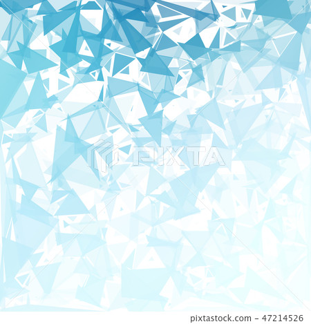 Blue Polygonal Mosaic Background  47214526
