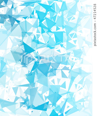 Blue Polygonal Mosaic Background  47214528