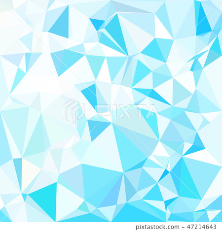 Blue Polygonal Mosaic Background  47214643