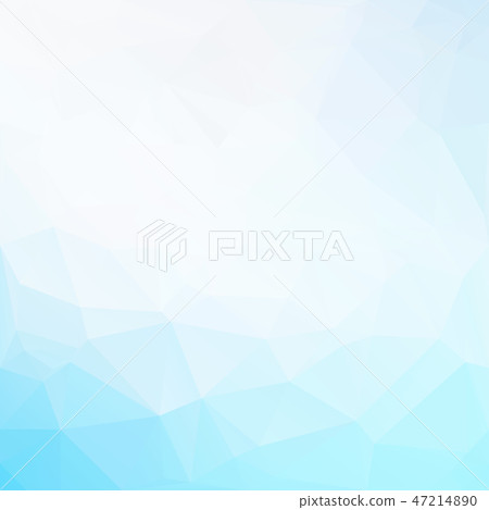 Blue Polygonal Mosaic Background  47214890