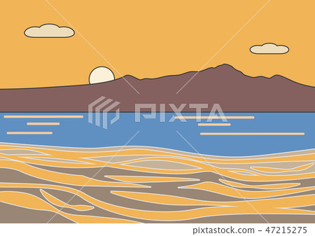  Oshorai Coast illustration 47215275