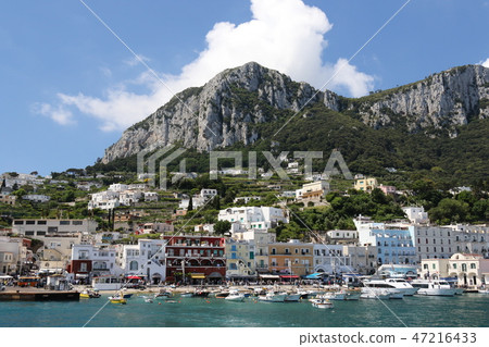 Capri Island in the Tyrrhenian Sea in southern Italy 47216433