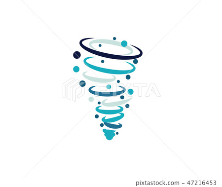 Tornado symbol vector illustration 47216453