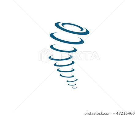 Tornado symbol vector illustration 47216460