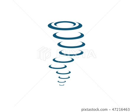 Tornado symbol vector illustration 47216463