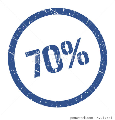 70% stamp - Stock Illustration [47217571] - PIXTA