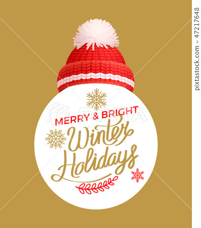 Merry and Bright Winter Offering, Lettering Label 47217648