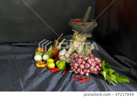 Seasoning concept. Thai herb ingredient 47217849