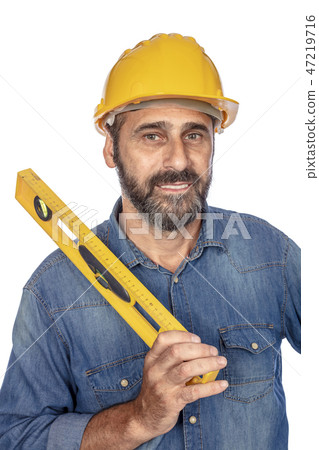 handyman isolated on white 47219716