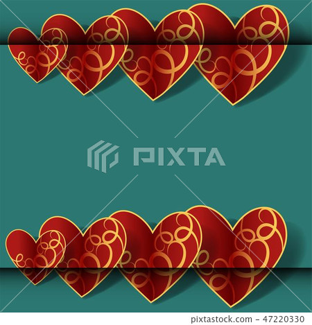 Vector cartoon illustration  Happy Valentines Day 47220330