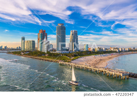 South Beach, Miami, Florida, USA 47220347