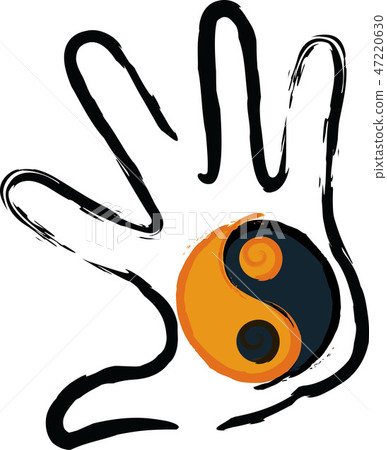 Hand Yin Yang Hand Yin Yang 47220630
