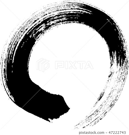 Maru (brush, hand-painted) - Stock Illustration [47222743] - PIXTA