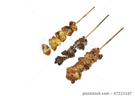 roasted pork and innards with chicken liver  47223187