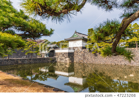 東京皇宮貝爾弗勞爾門(Uchi Sakuradamon)的城市景觀 東京皇宮貝爾弗勞爾門(Uchi Sakuradamon)的城市景觀 47223208