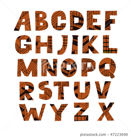 Funny Halloween alphabet1 47223690