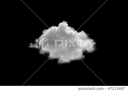Clouds over black. 47223897