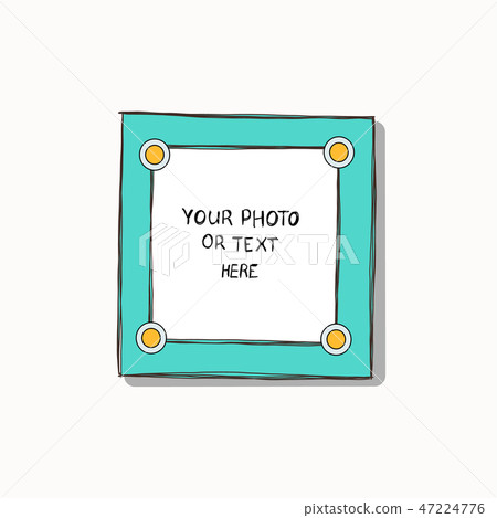 Template vector photo frames - Stock Illustration [47224776] - PIXTA