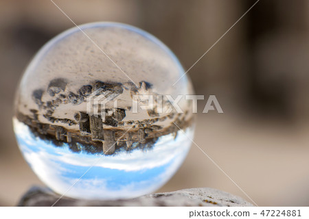 Upside down landscape of Pobiti Kamani 47224881