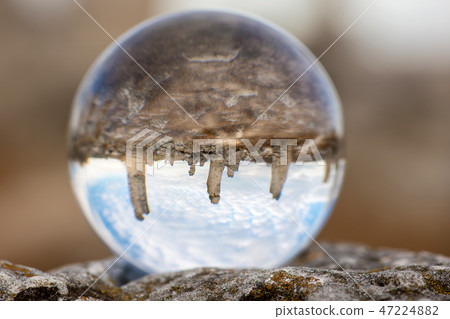 Upside down landscape of Pobiti Kamani 47224882