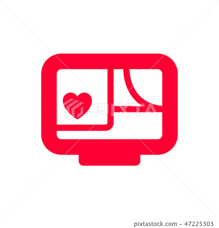 Love icon or Valentine's day sign 47225303