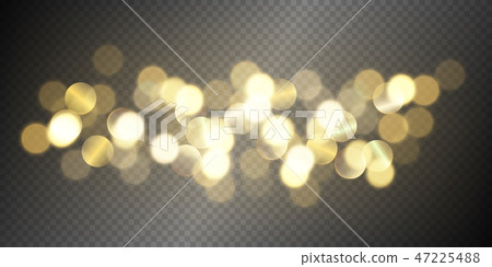 Transparent golden light effect - Stock Illustration [47225488] - PIXTA