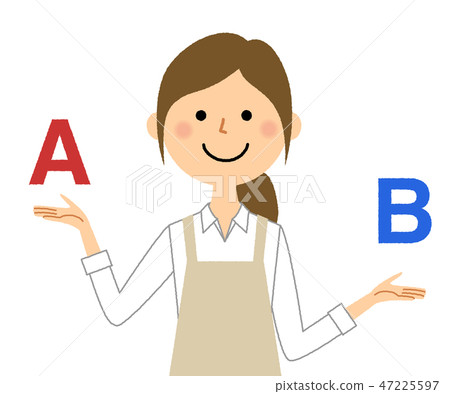 選擇圍裙的女人 47225597