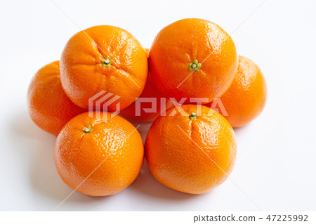 Mandarin Orange. White Background Mandarin Orange. White Background 47225992