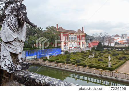 Palacio dos Marqueses da Fronteira in cloud day 47226296
