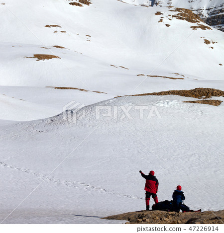 Two hiker in mountain Two hiker in mountain 47226914