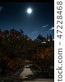 A moonlit road, moonlight, Kyoto Nanzenji 47228468