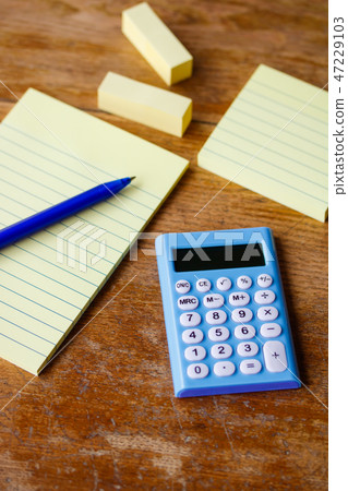 Paper and calculator Paper and calculator 47229103
