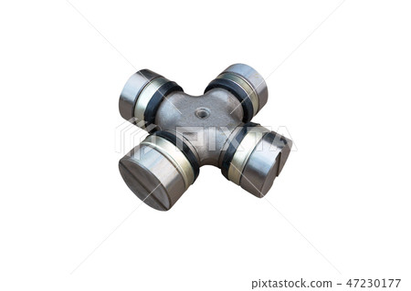 Propeller shaft, universal joint, isolated Propeller shaft, universal joint, isolated 47230177