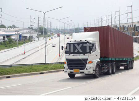 Drive on road, transportation logistic concept 47231154