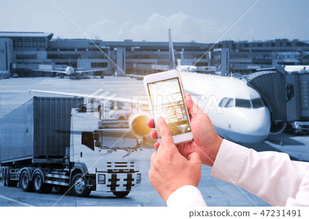 transportation import export concept 47231491