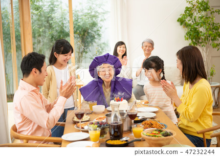 Family Four generations family image 47232244