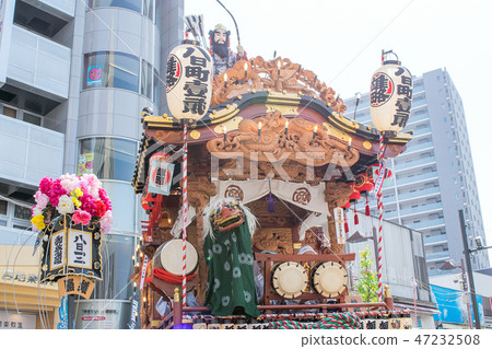 東京八王子祭 下區/八町高湯人偶「皇帝裕歷」高湯 關東最好的花車祭之一 47232508