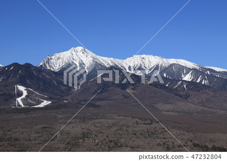 Yatsugatake that you desire from Hirasawa Pass 47232804