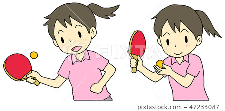 Table tennis girls 47233087