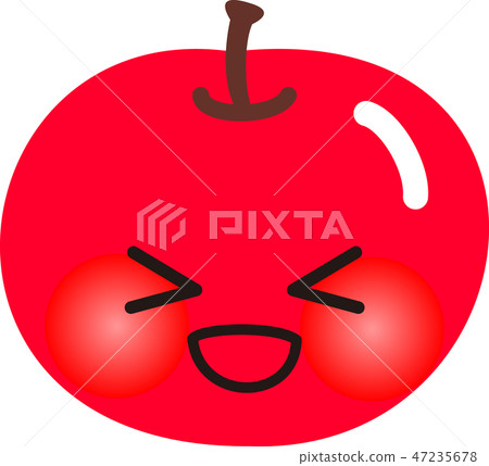 蘋果人物微笑 47235678