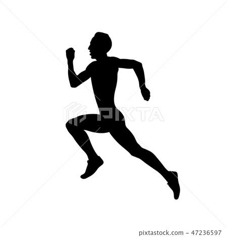 sprint track male athlete runner 47236597