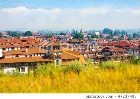 Summer panorama of Bansko, Bulgaria Summer panorama of Bansko, Bulgaria 47237495