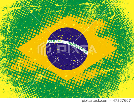 Textural Flag of Brazil Textural Flag of Brazil 47237607