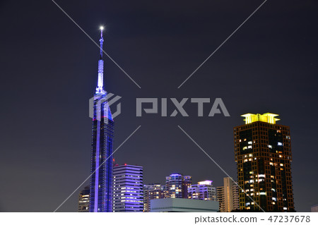 福岡市福岡塔夜景 福岡市福岡塔夜景 47237678