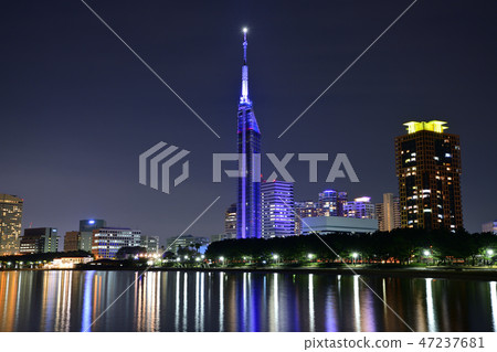 福岡市福岡塔夜景 福岡市福岡塔夜景 47237681