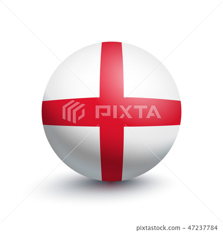 Flag of England in the form of a ball 47237784