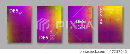 Set of abstract bright colors minimal cover design Set of abstract bright colors minimal cover design 47237943